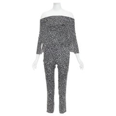 DEREK LAM 10 Crosby Derek Lam Combinaison bustier en soie mélangée blanche à imprimé géométrique US0 XS