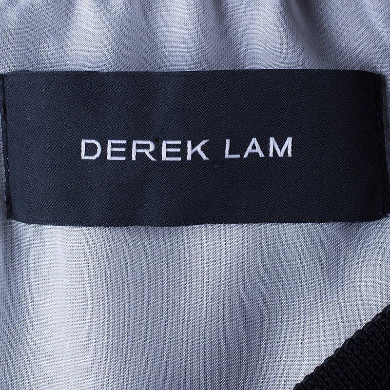 Derek Lam Mixed Lace And Jersey Crepe Paneled Dress M 2