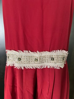 Derek Lam Red Silk Mini Dress, Size 6
