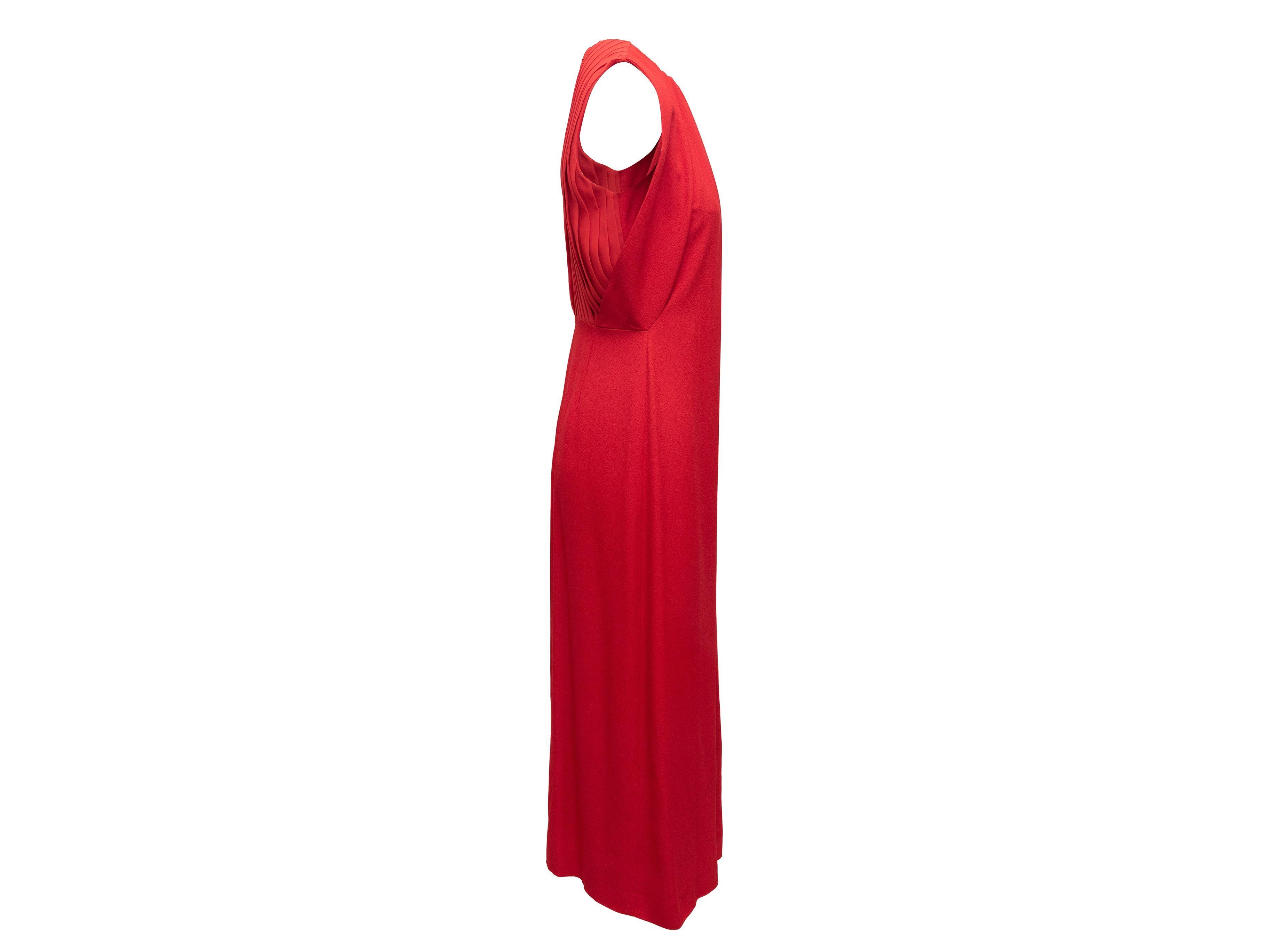 Women's Derek Lam Red Sleeveless Column Dress