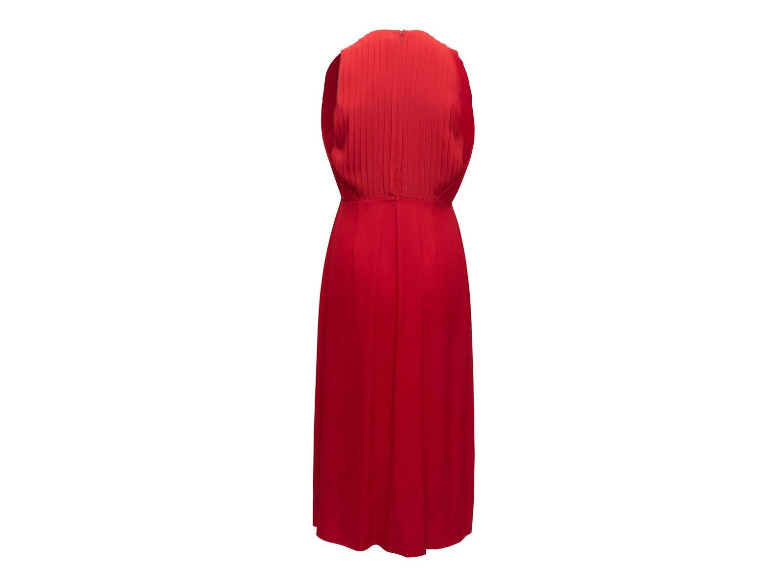 Derek Lam Red Sleeveless Column Dress 1