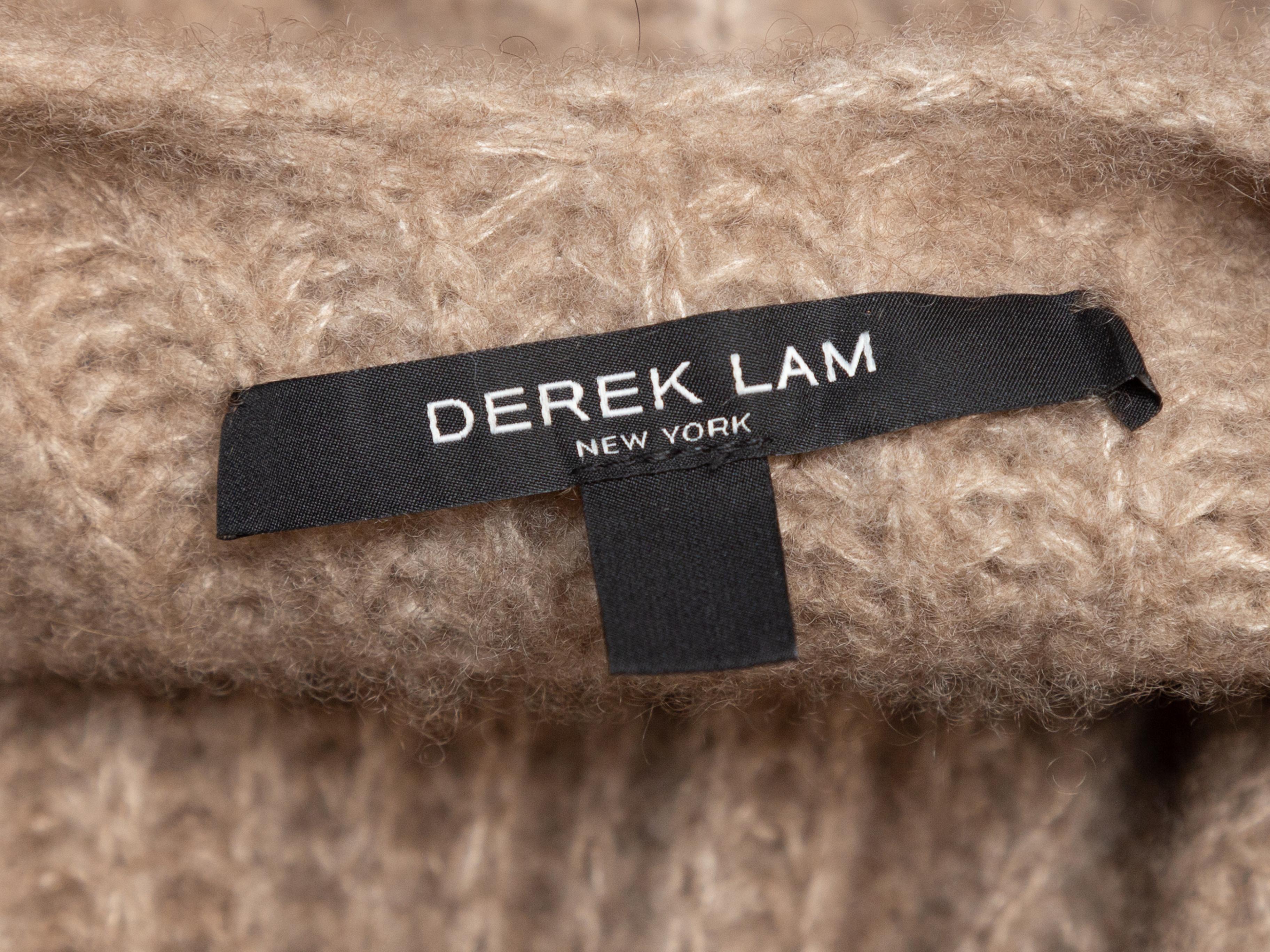Derek Lam Tan Oversized Cashmere Poncho In Good Condition In New York, NY