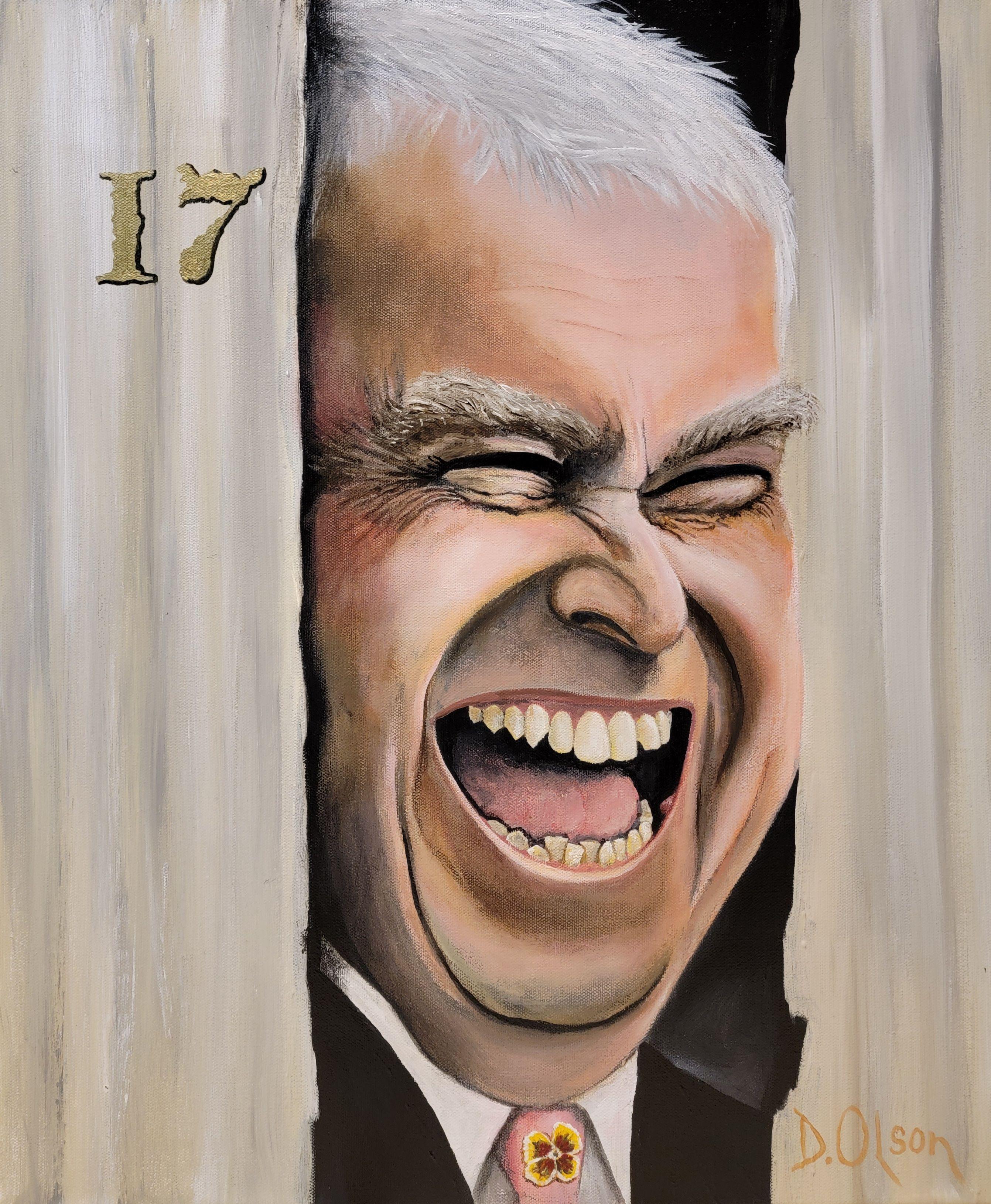 Seventeen, Pittura, Acrilico su tela - Painting di Derek Olson