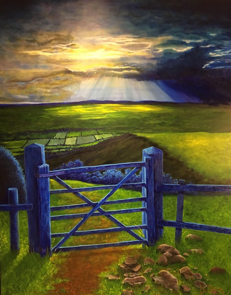 Derek Olson Solemn Wonder ', Painting, Acrylic on Canvas For Sale at