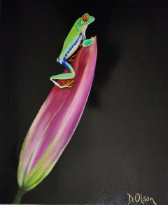 La sbirciatina, Pittura, Acrilico su tela