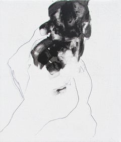Man, from above, Painting, Acrylic on Canvas