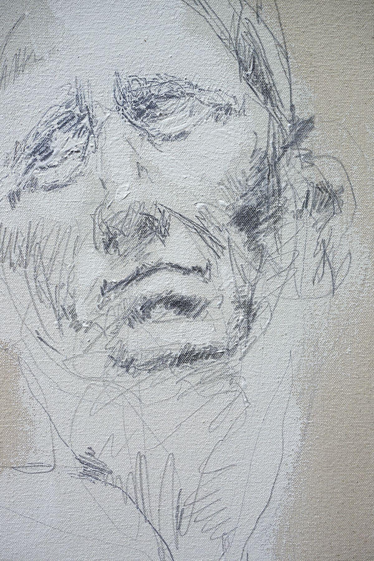 Progenitore, Pittura, Acrilico su tela in vendita 1