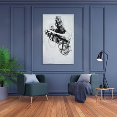 The blinded Samson, Painting, Acrylic on Canvas
