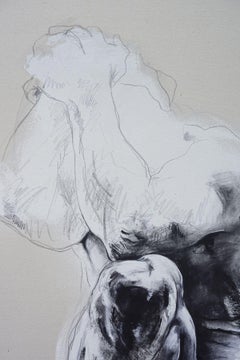 El náufrago, Pintura, Acrílico sobre lienzo