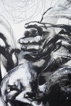 Teseo e il Minotauro II, Pittura, Acrilico su tela