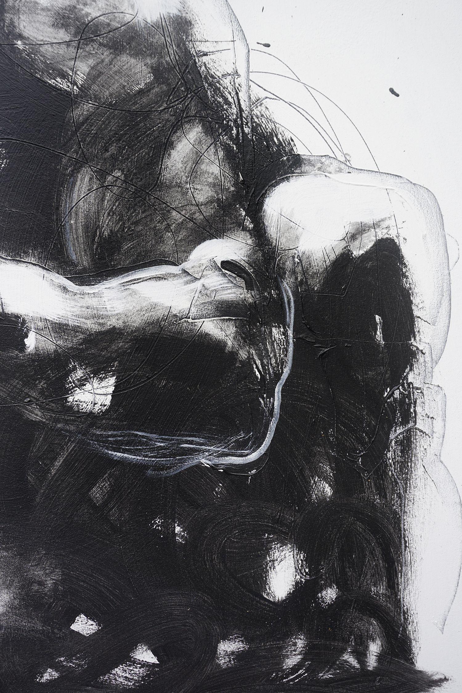 Thief, Gemälde, Acryl auf Leinwand im Angebot 1