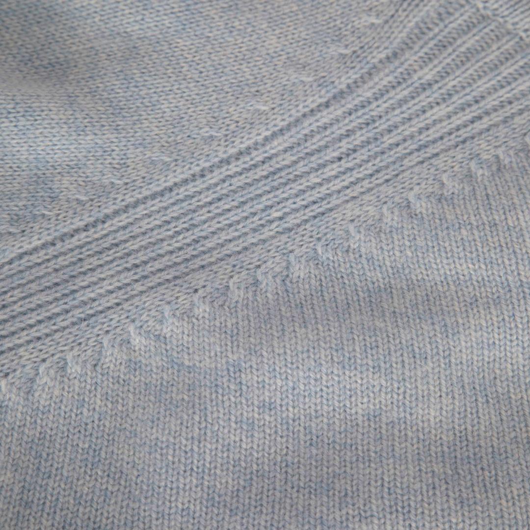 Derek Rose Blue Cashmere Knitted Set Size XS In Good Condition In London, GB