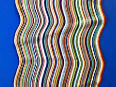 "Don't Go Back to Sleep" Abstrakte bunte Tropf Acrylgemälde auf Leinwand