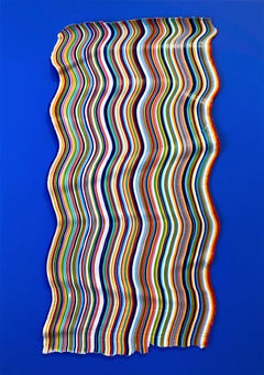 Peinture acrylique abstraite colorée "Don't Go Back to Sleep" sur toile