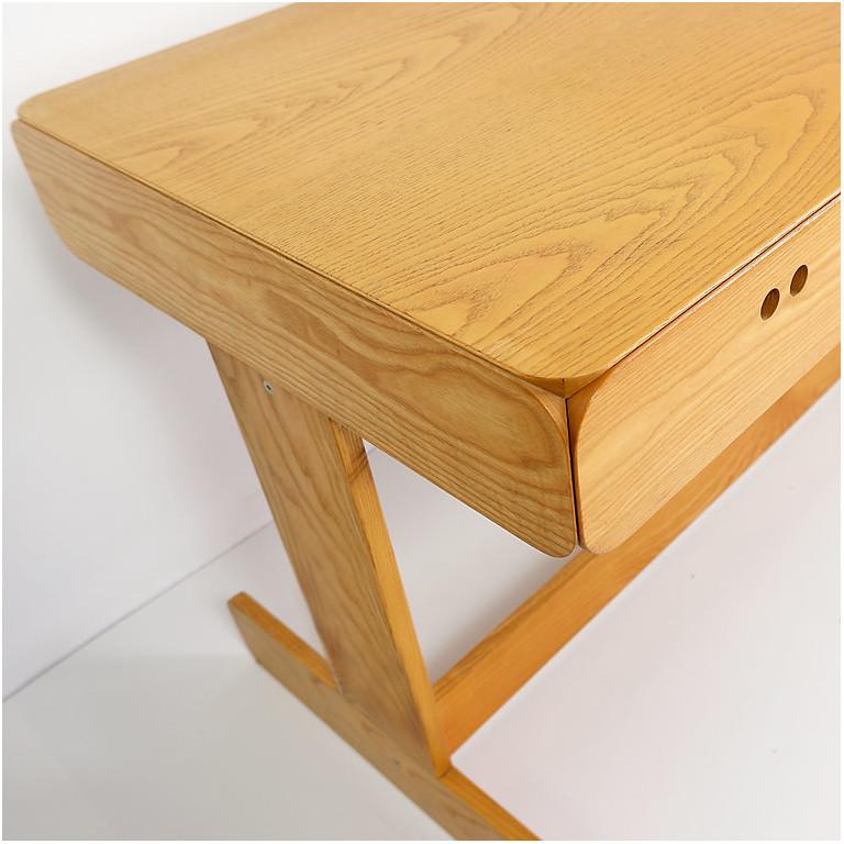 Wood Derk Jan de Vries Desk - 1980s For Sale
