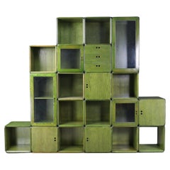 Derk Jan de Vries per Maisa di Seveso, Mobile-libreria modulare in Greene & Greene.