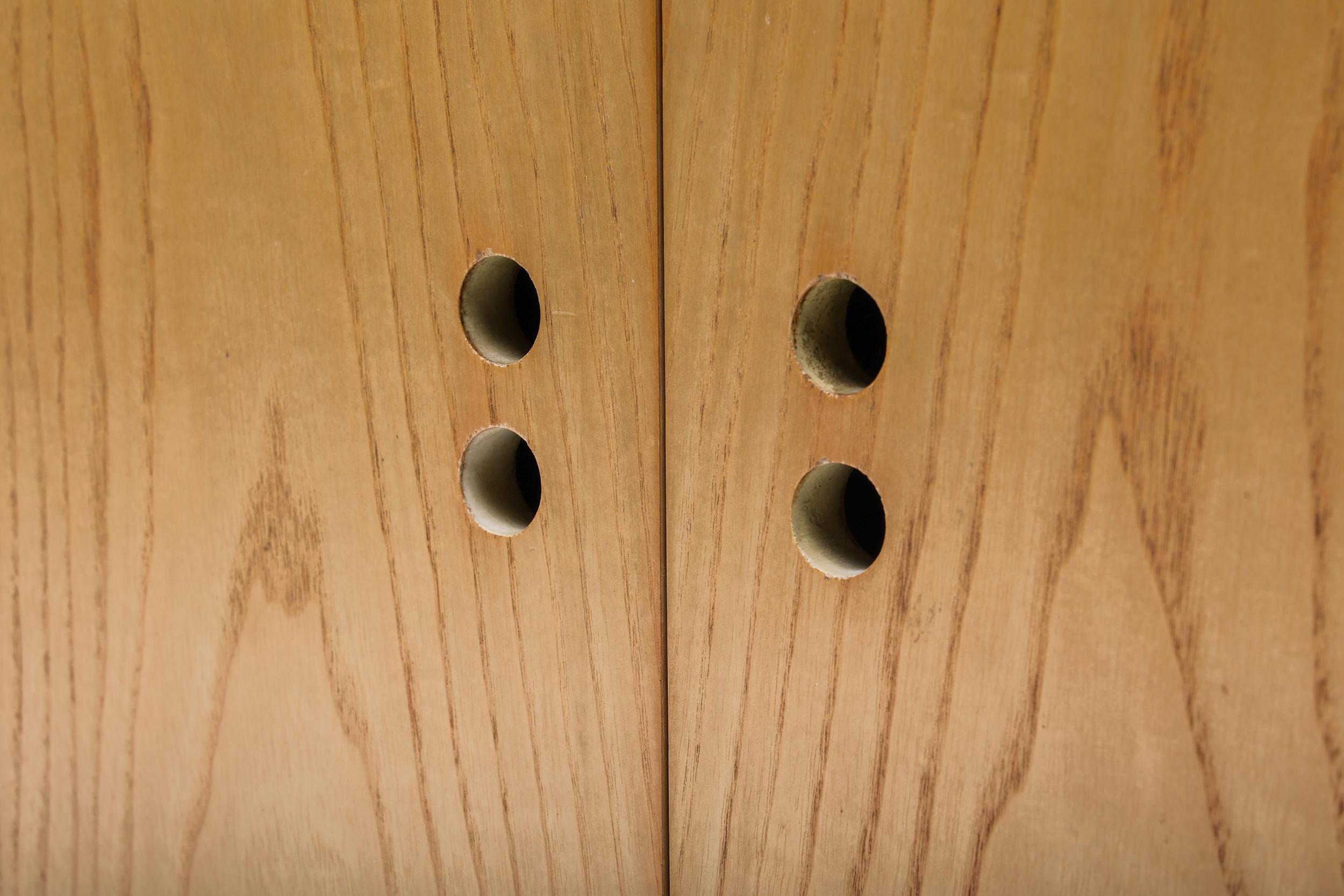 Derk Jan De Vries Modular Wooden Storage Wall Unit, 1980s 10