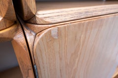 Derk Jan de Vries Modular Wooden Wall Unit, 1980s