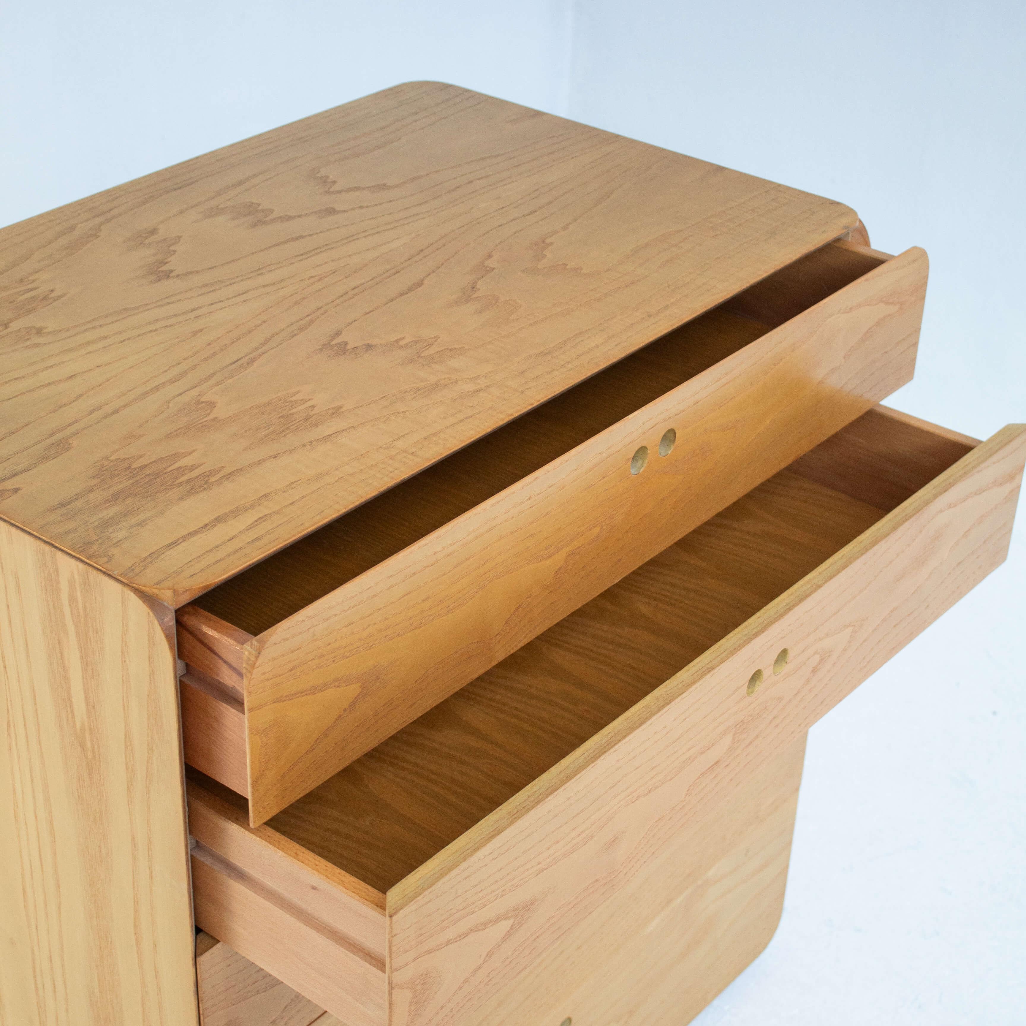 Italian Derk Jan De Vries Samara chest of drawers storage Unit, 1970s