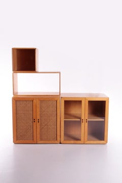 Derk Jan De Vries Wall Unit with Display Case and Loose Elements, Italy 1980