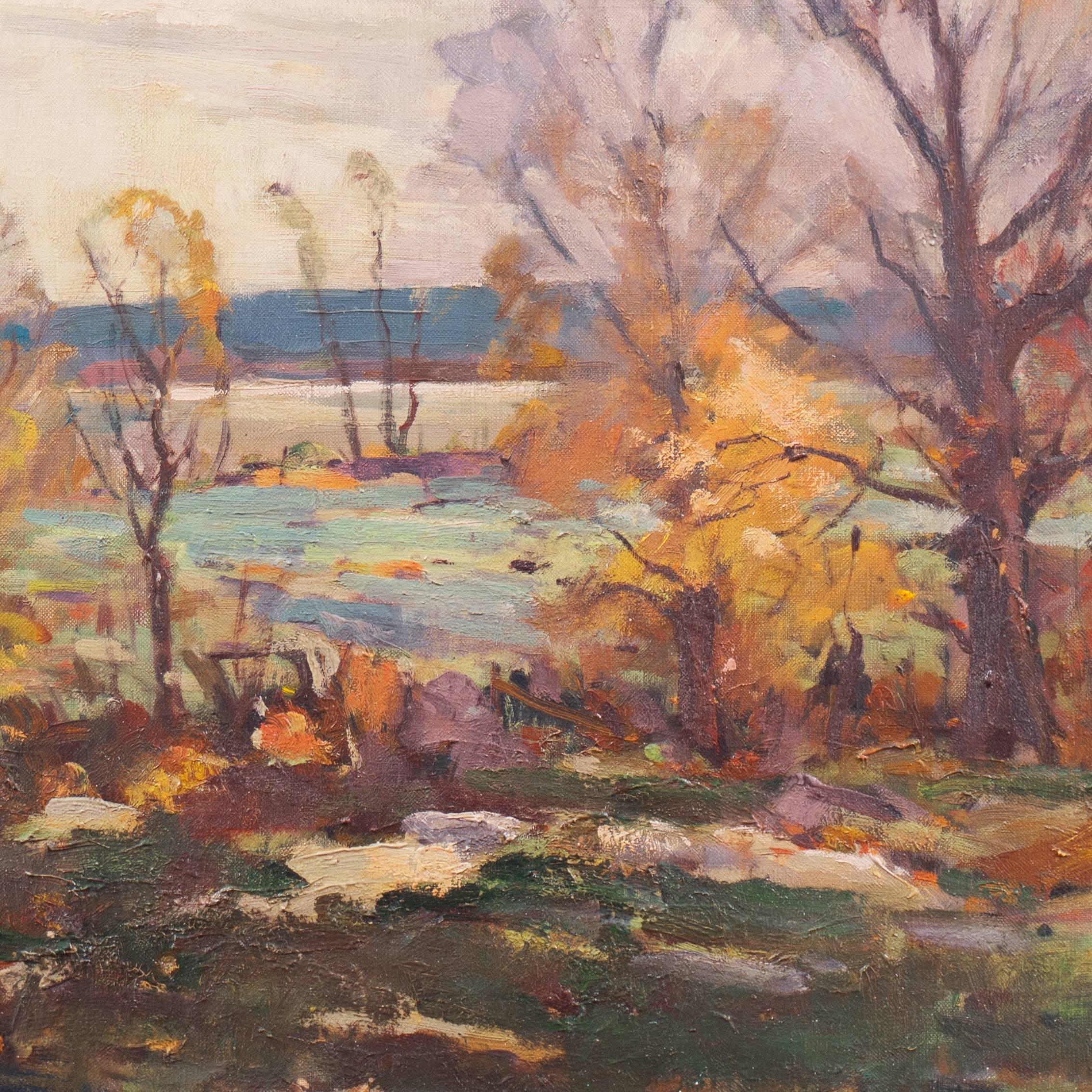 Paisaje otoñal, Indiana', AIC, Laguna Beach, Asociación de Arte de Chicago en venta 2