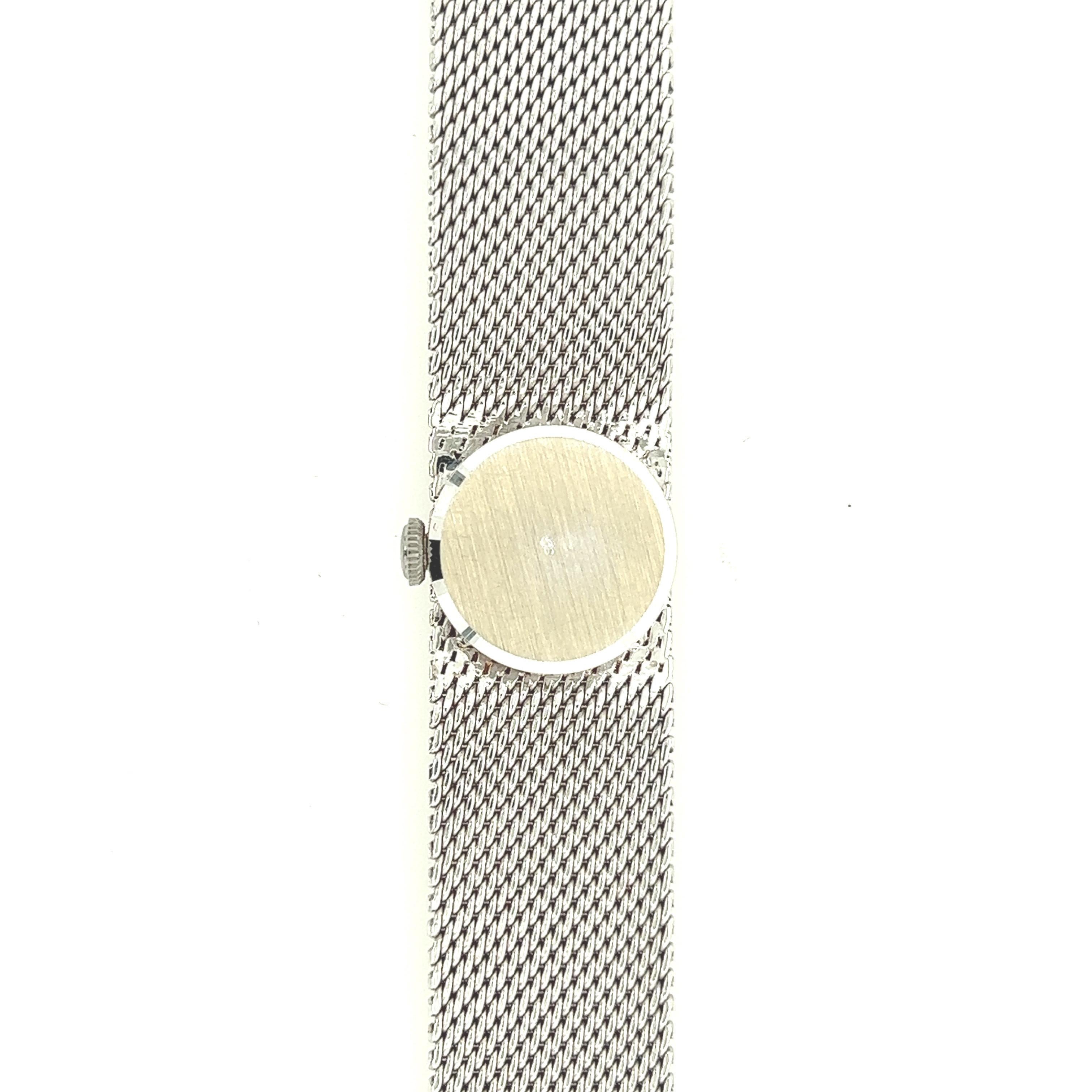 Dermont Damenuhr N.O.S Weißes Zifferblatt Weißgoldarmband 18 Karat (Retro)