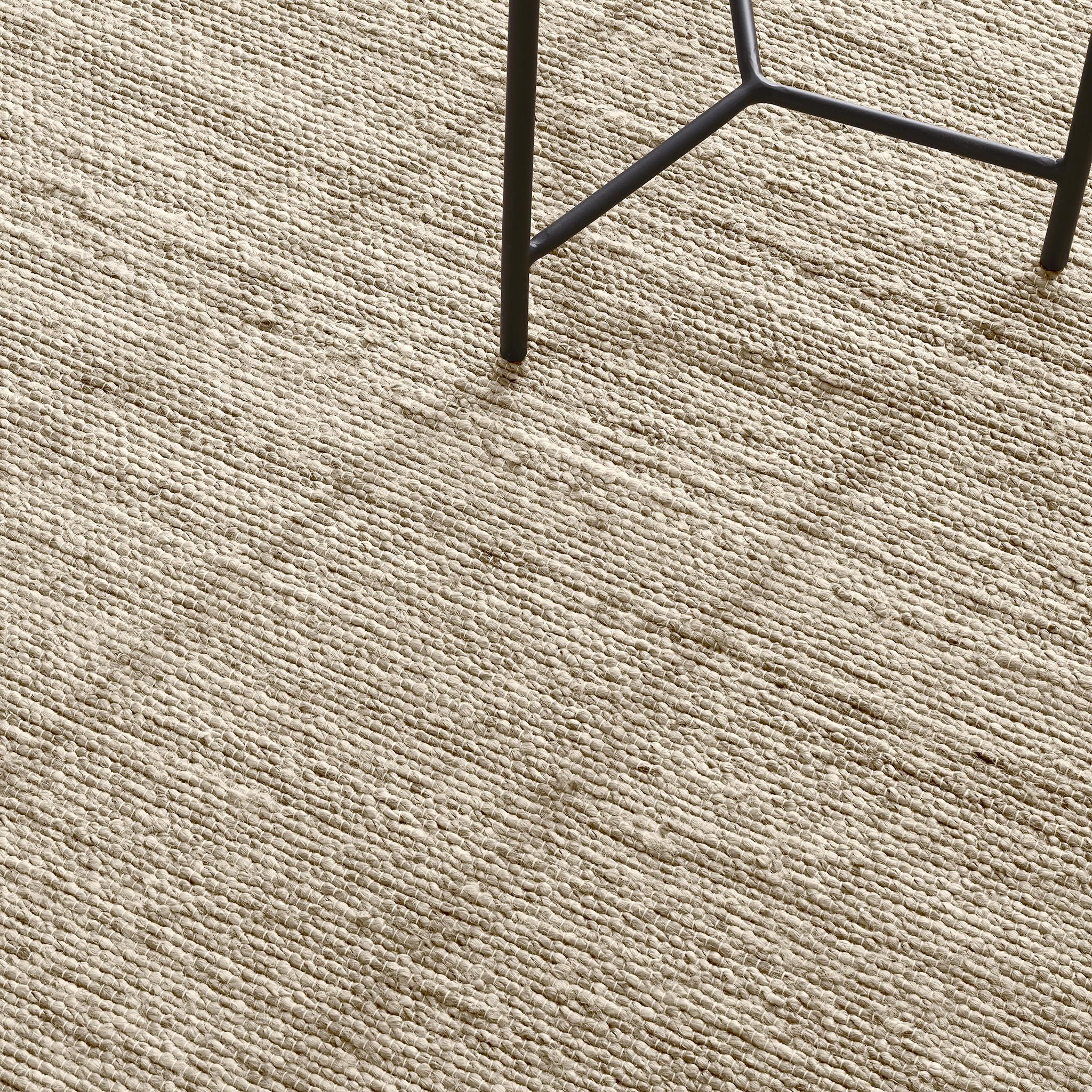 Indian Dern 8X10ft Ash 100% Handspun Jute Desert Design Luxury Handwoven Rug For Sale
