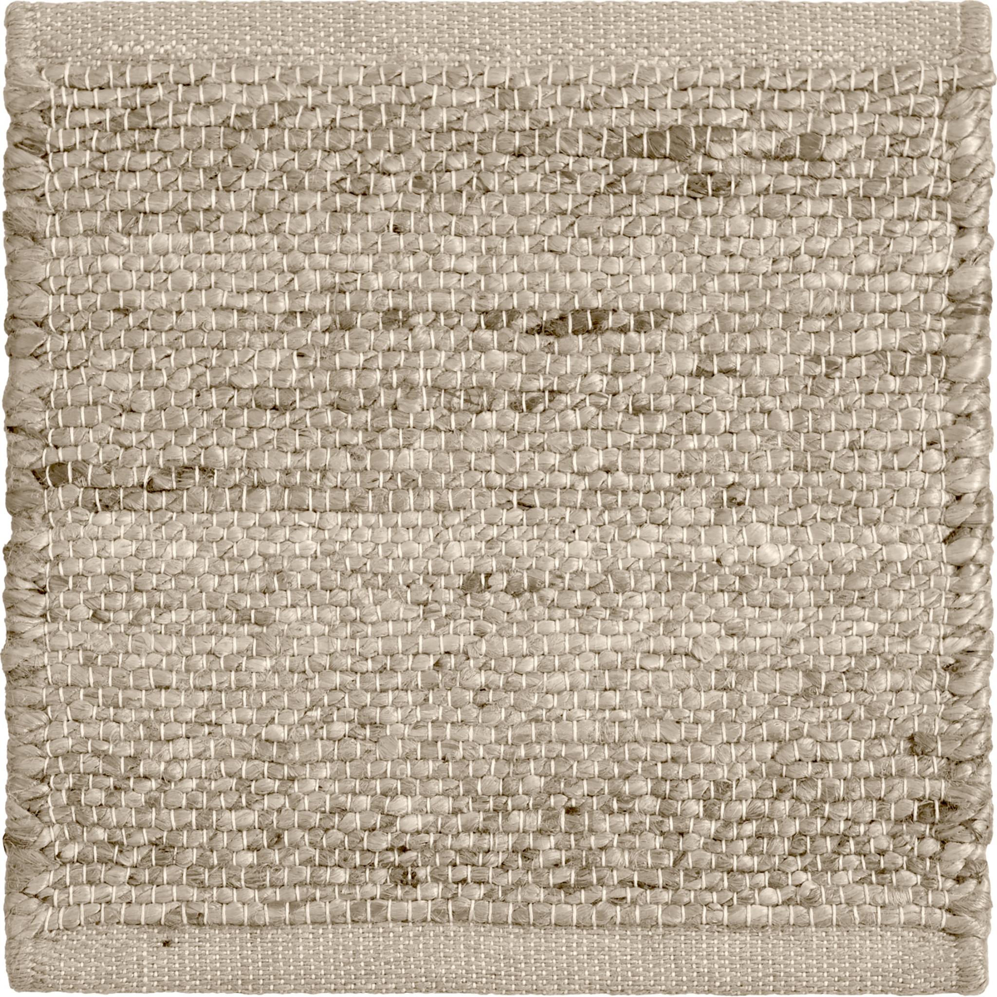 Hand-Woven Dern 8X10ft Ash 100% Handspun Jute Desert Design Luxury Handwoven Rug For Sale