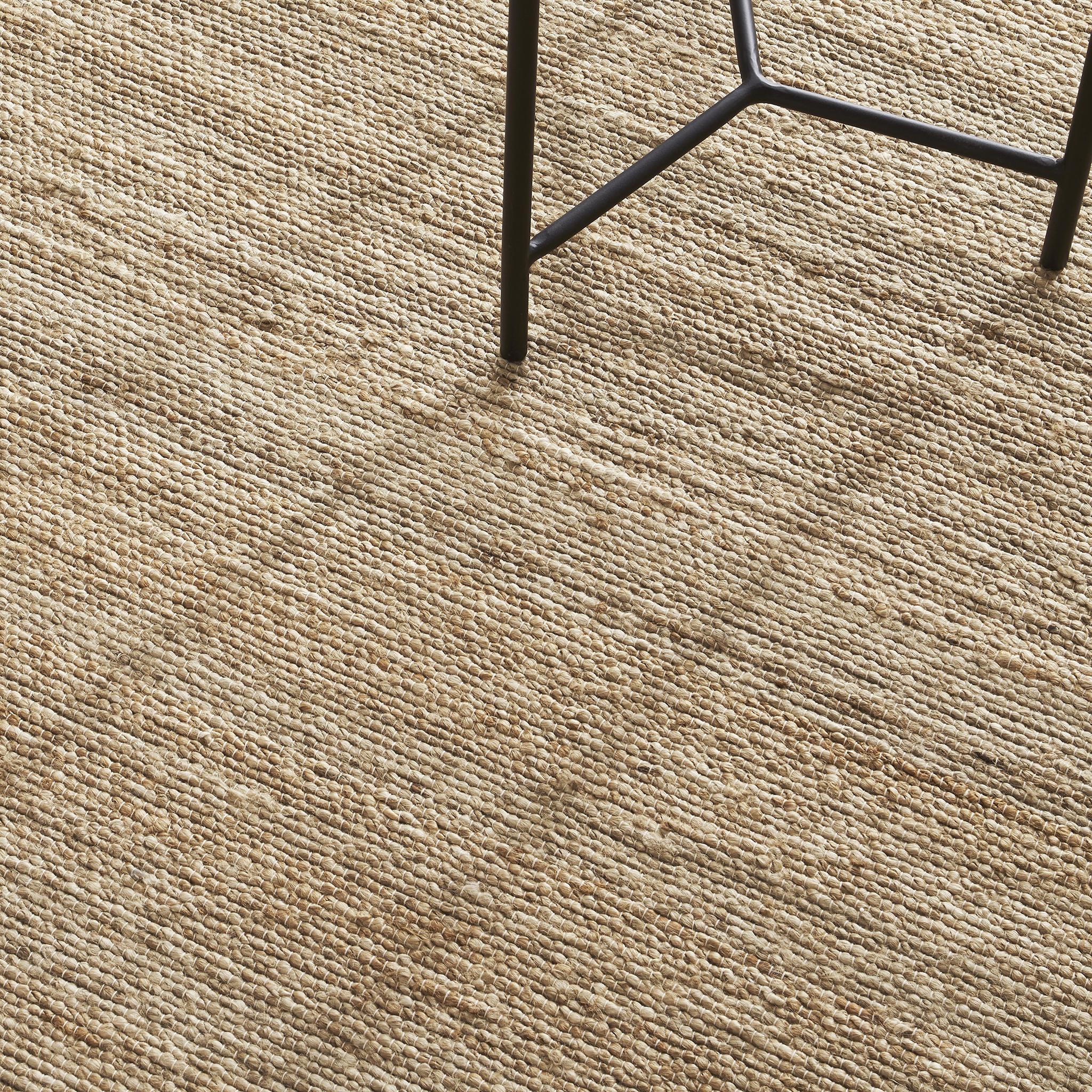 Indian Dern 9X12ft Natural 100% Handspun Jute Desert Design Luxury Handwoven Rug For Sale