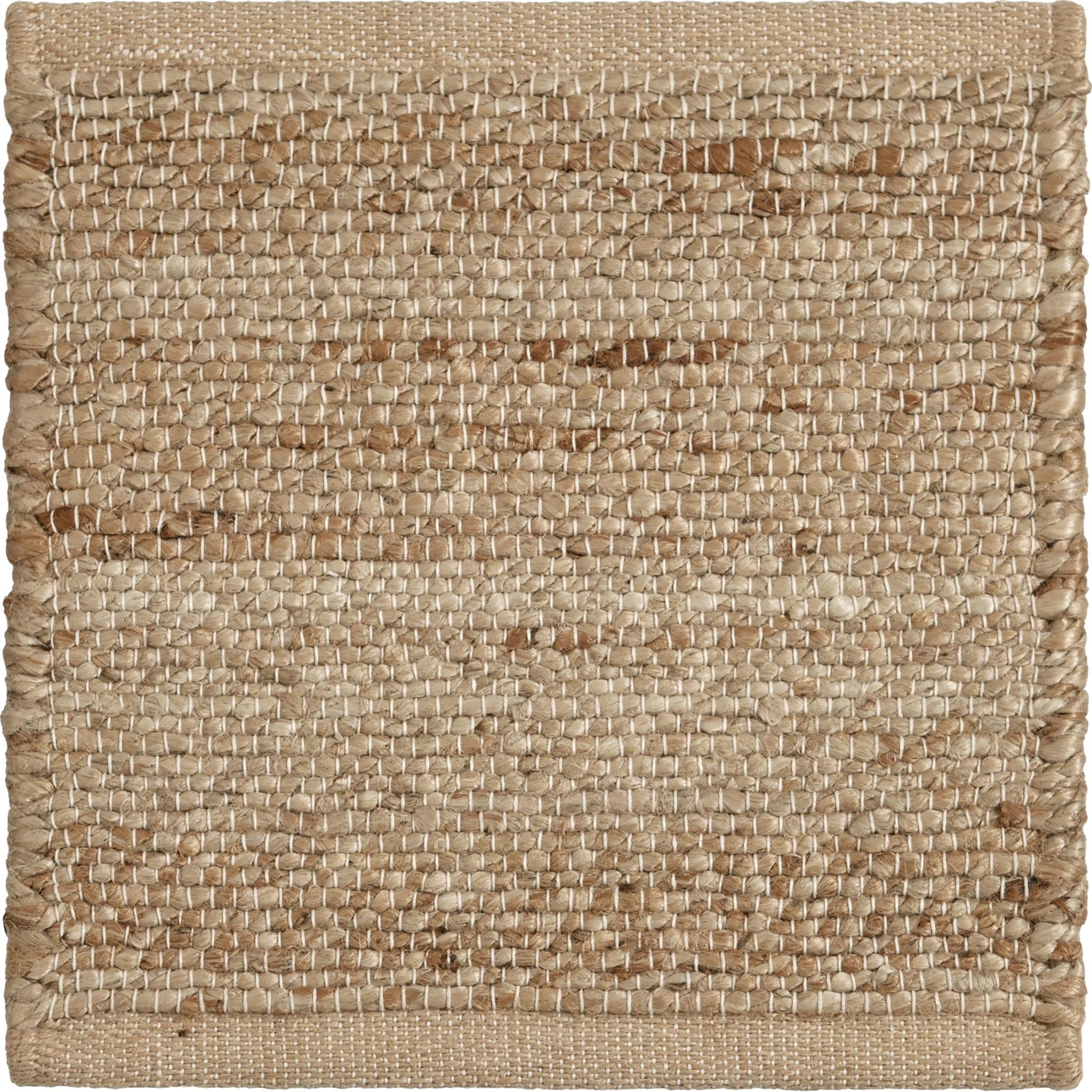 Hand-Woven Dern 9X12ft Natural 100% Handspun Jute Desert Design Luxury Handwoven Rug For Sale