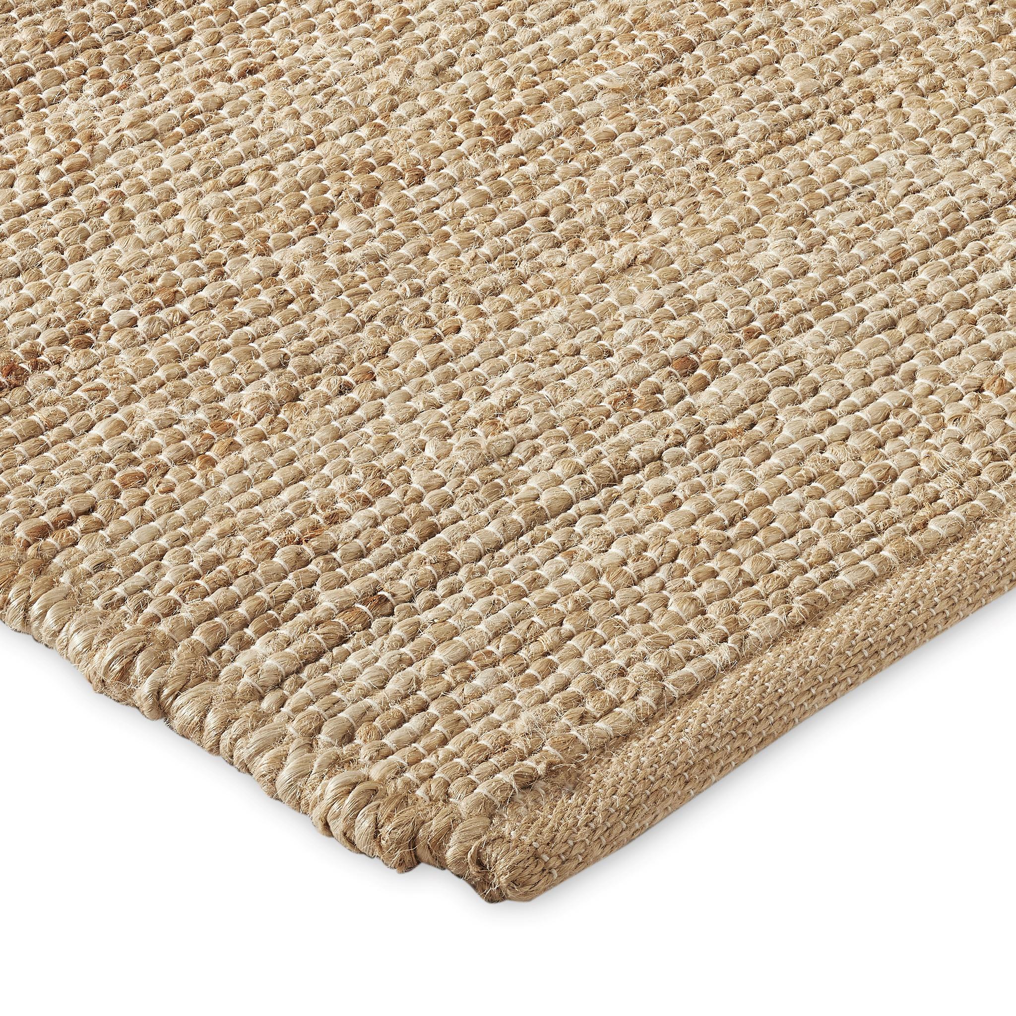 Dern 9X12ft Natural 100% Handspun Jute Desert Design Luxury Handwoven Rug For Sale 1
