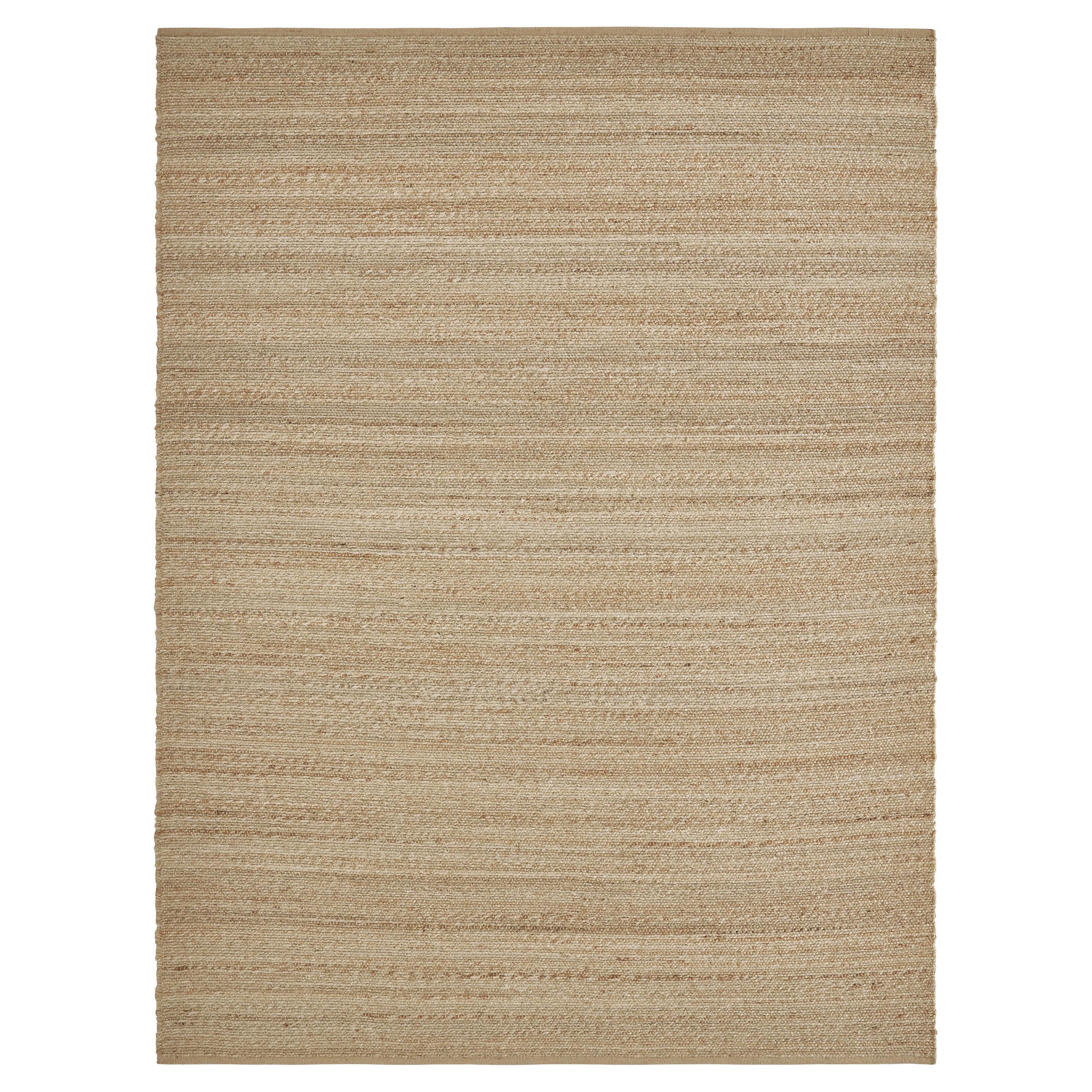 Dern 9x12ft natural 100% handspun jute desert design luxury handwoven rug