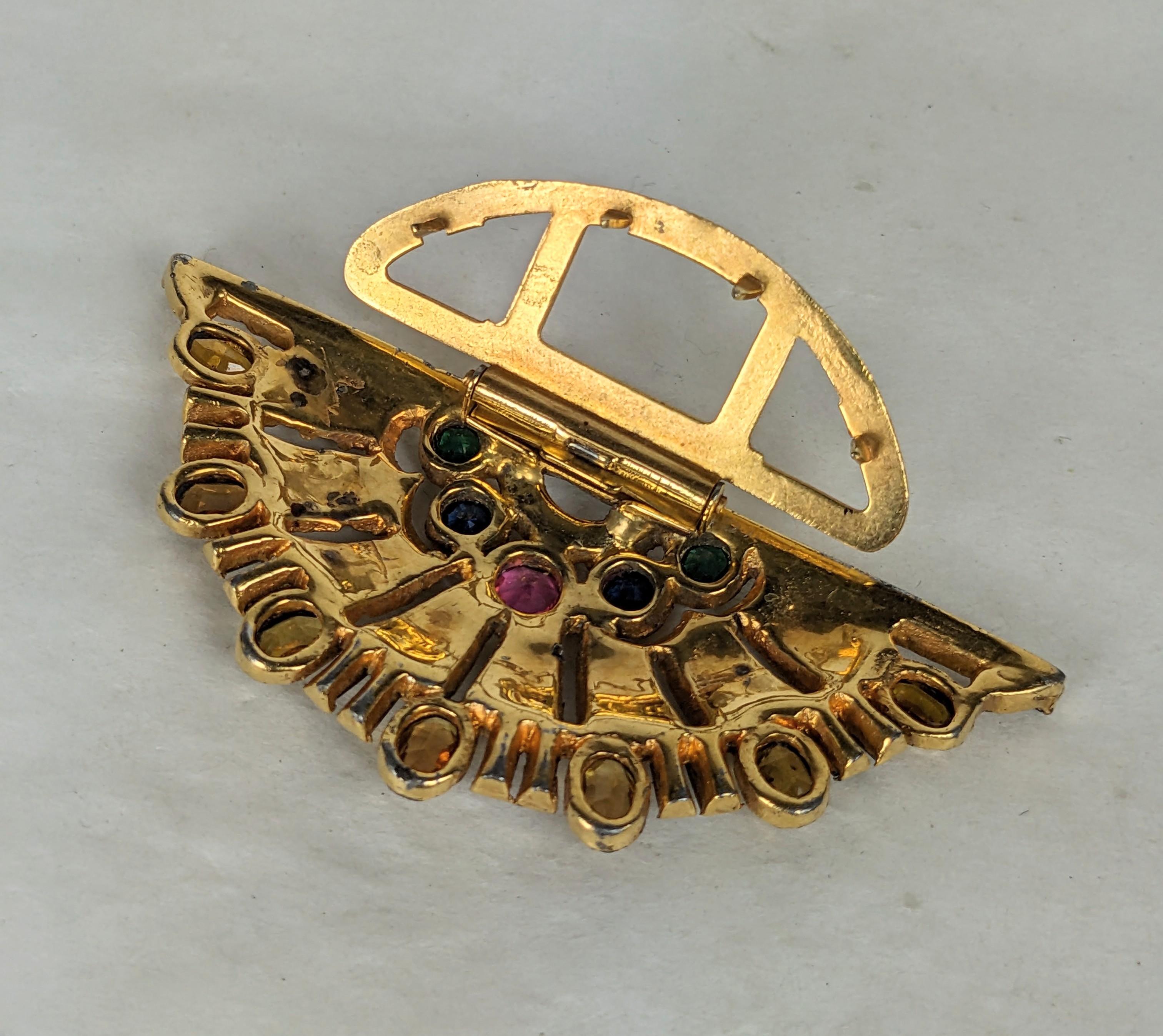 DeRosa  Art Deco Lapel Clip Brooch For Sale 1