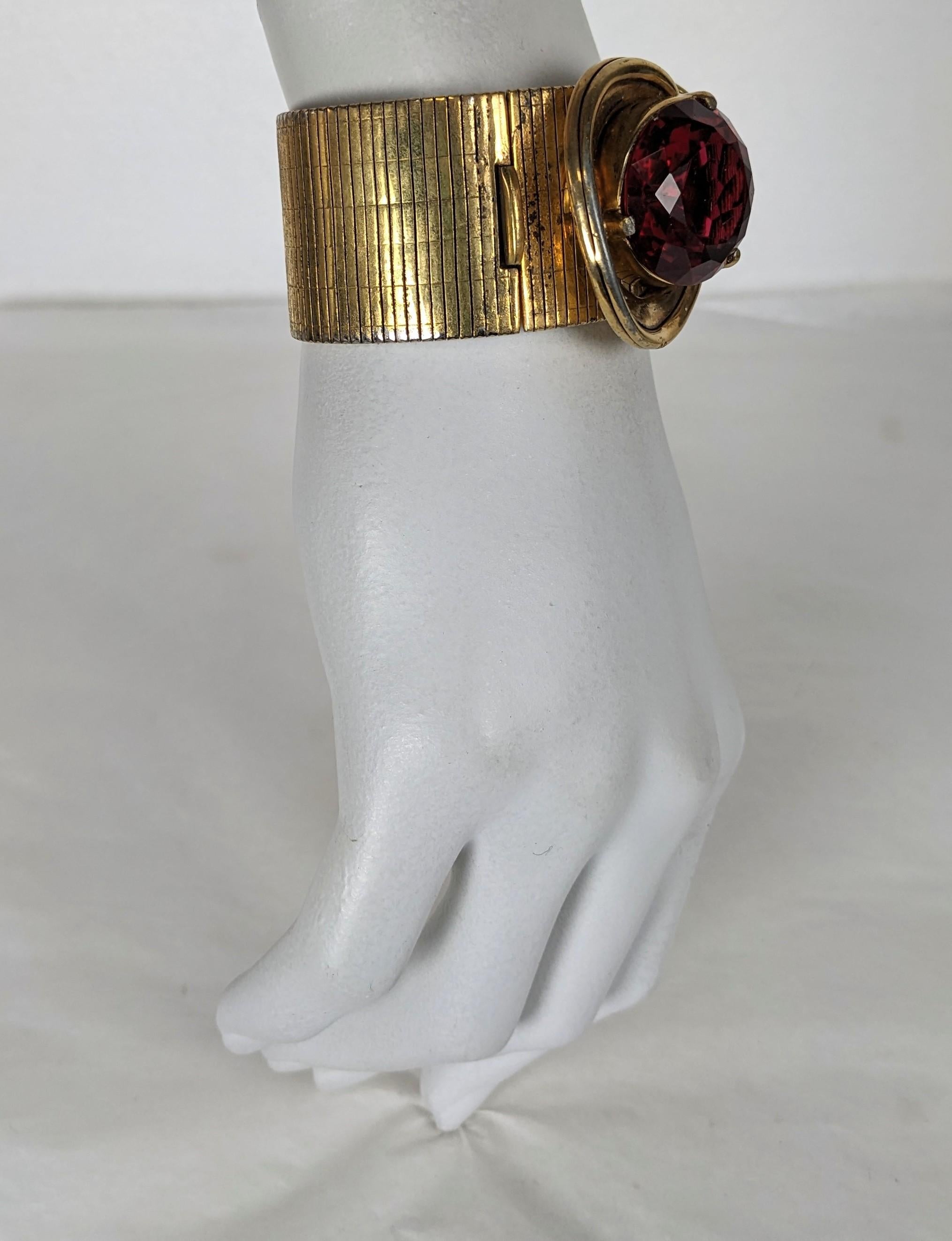 Pulsera brazalete flexible DeRosa Retro Calla Lilly en venta 6