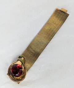 DeRosa Retro Calla Lilly Flexible Cuff Bracelet