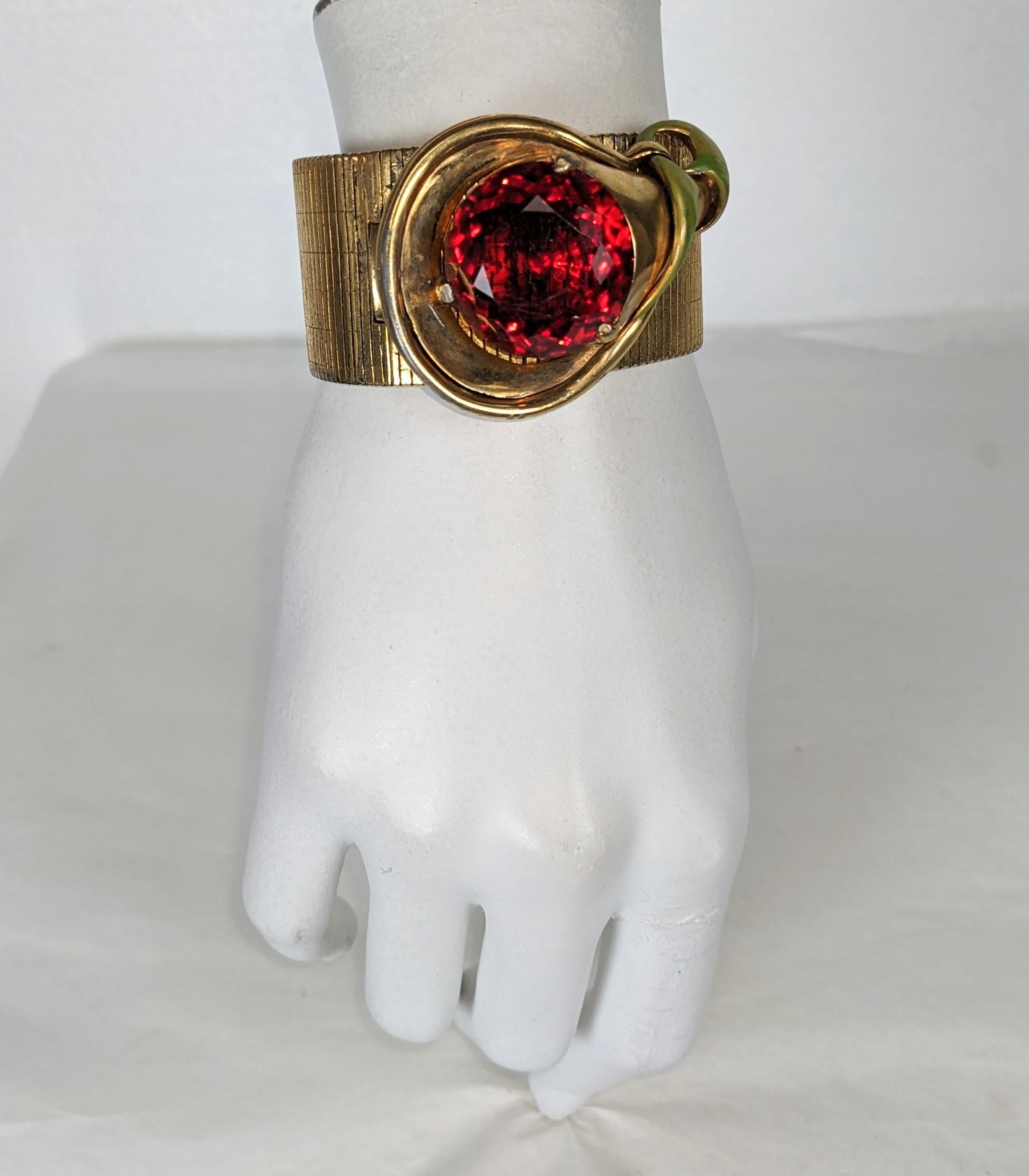 Pulsera brazalete flexible DeRosa Retro Calla Lilly en venta 4