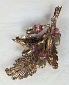 DeRosa Retro Lucite Acorn Clip