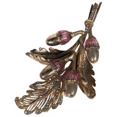 DeRosa Retro Lucite Acorn Clip