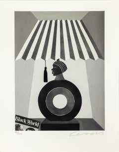 Derrick Adams Under the Soft Light Signed 2015 Print Edition of 120