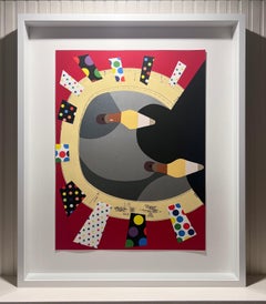 Derrick Adams Silkscreen, 2022, Signed, Silver Lining