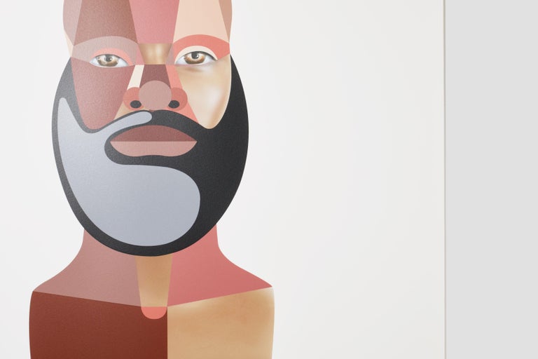 Style Variation 4 (Beard) - Contemporary Print by Derrick Adams