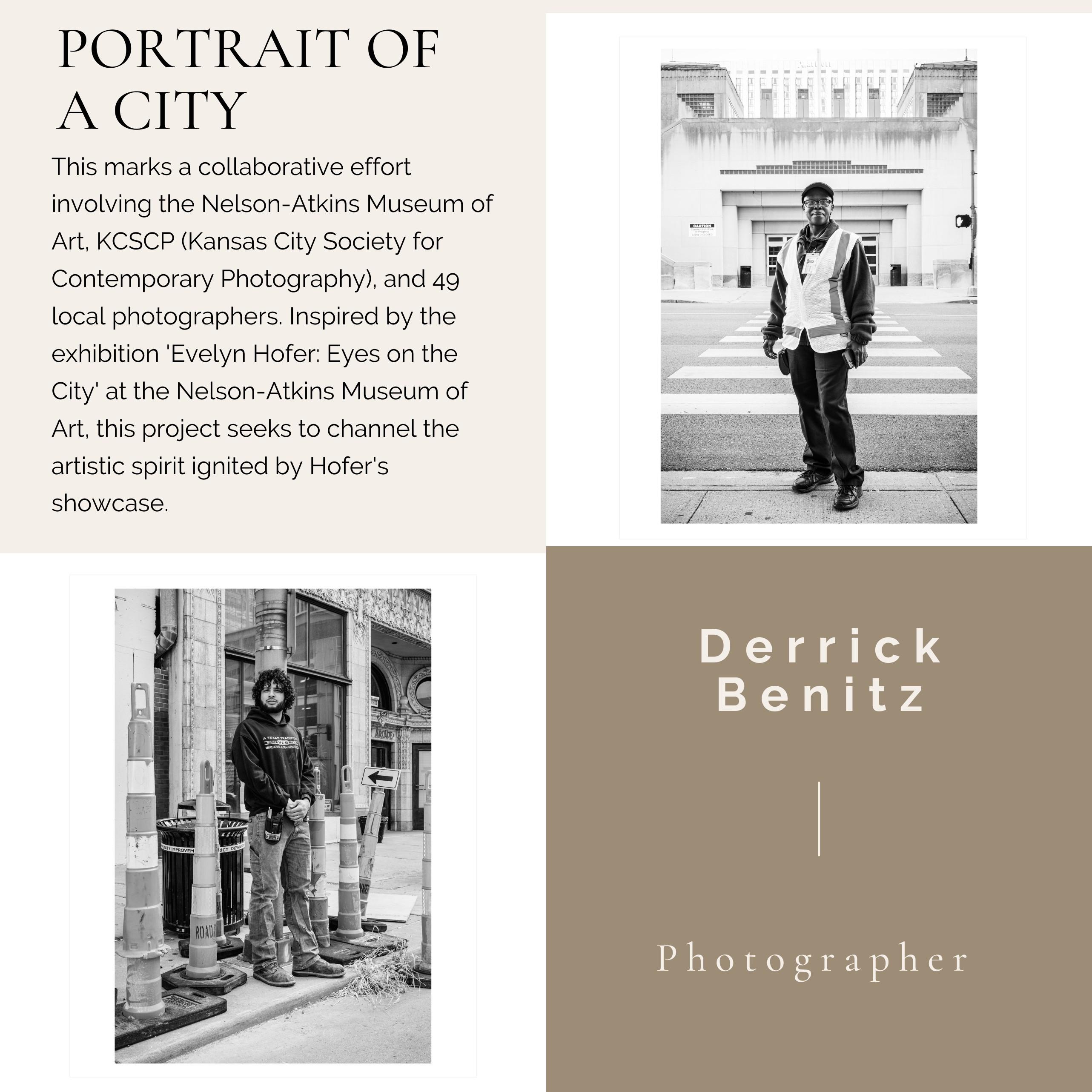 9th & Walnut (40% OFF LIST PRICE) - Gray Portrait Photograph by Derrick Benitz