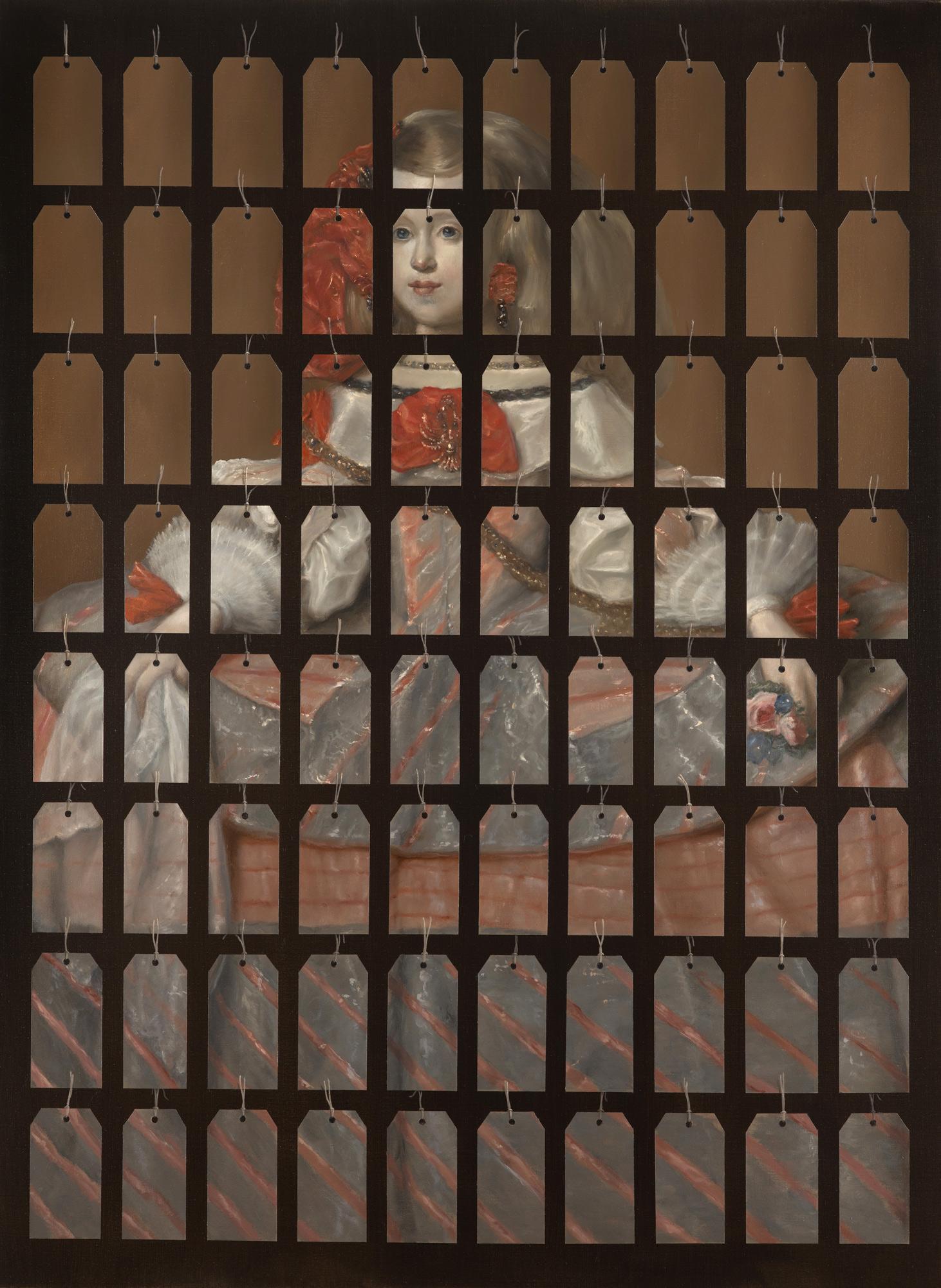 Label Infanta Margarita, after Velazquez and del Mazo