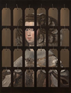 Label Infanta Maria Theresa, after workshop of Velazquez