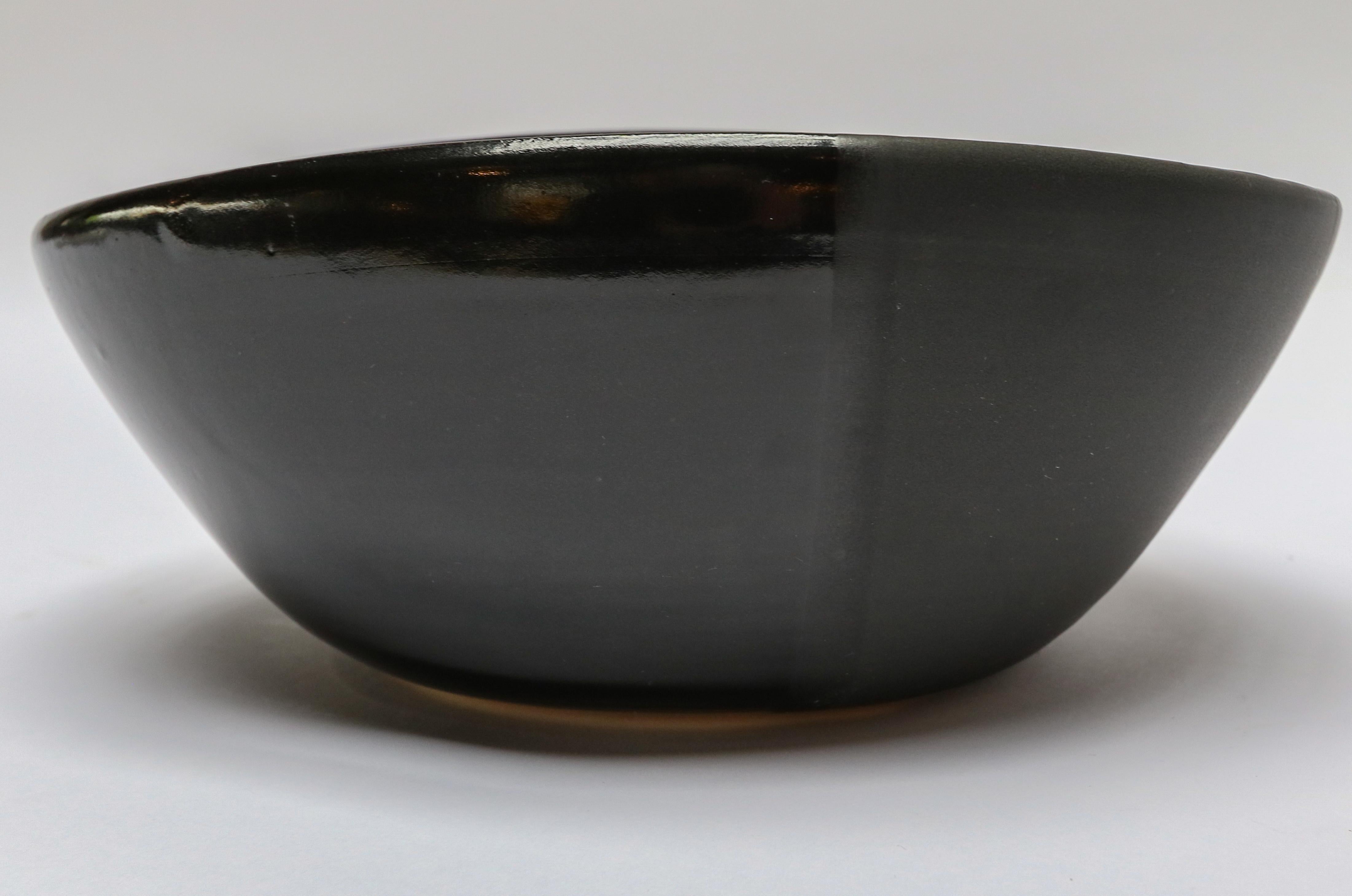 Contemporary Derrick Nesting Bowls in Noir Black by Style Union Home For Sale