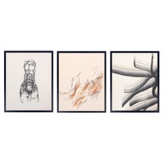 Derrière le Miroir Lithographien 16,5" x 12,5" Mid Century Modern Abstrakte Kunst