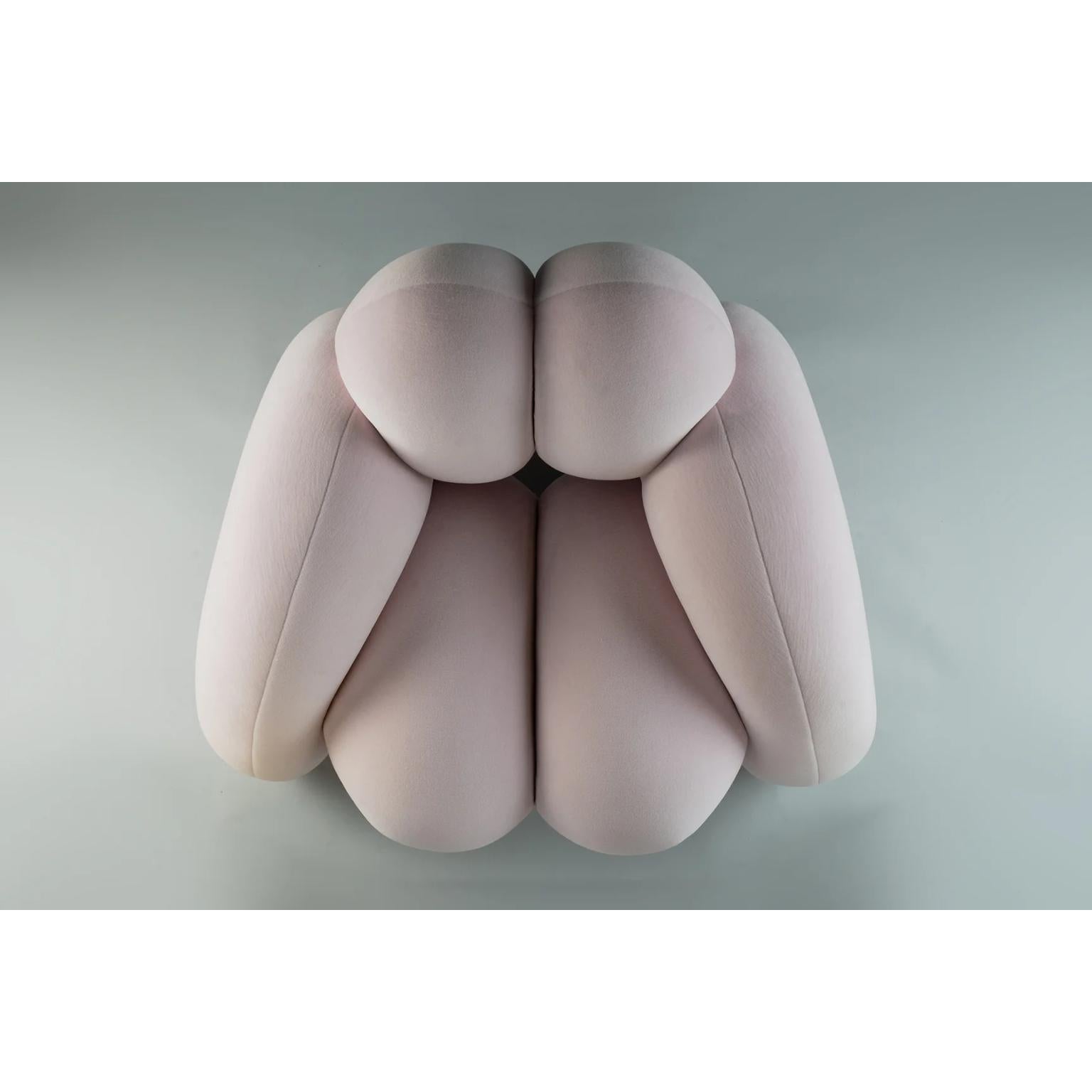 Derriere Orange Velvet Chair by Bohinc Studio 2