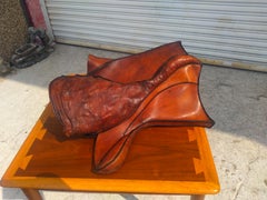 Deru Stil Abstrakte Lederskulptur