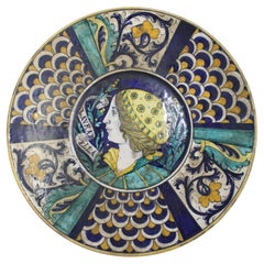 Vintage Deruta ceramic plate