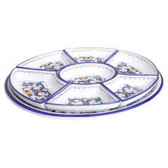 Deruta Italian Majolica Antipasto Serving Tray